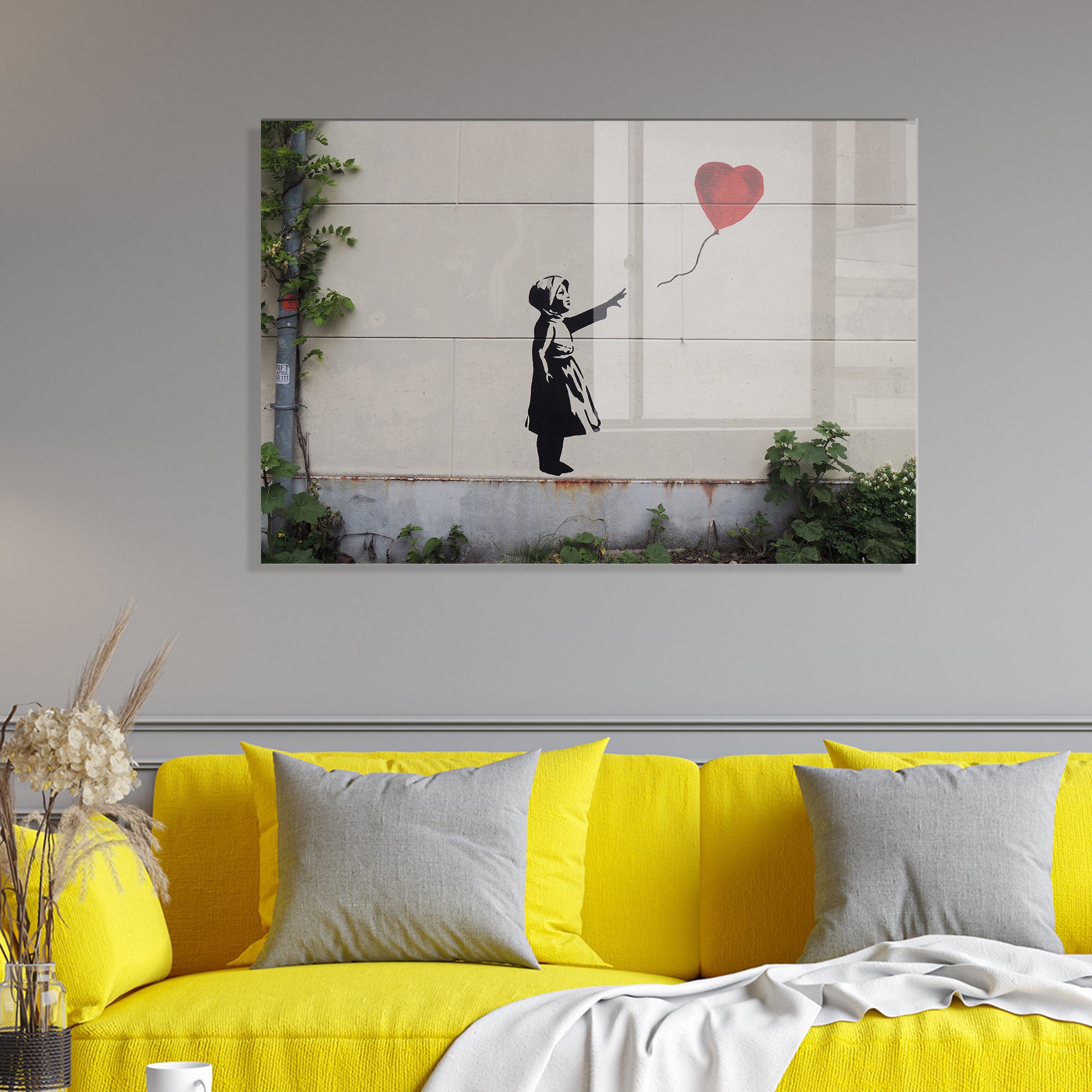 Quadro Decorativo em Vidro Temperado 100% UV-029, Multicolor, 50 x 70 cm (4 mm)