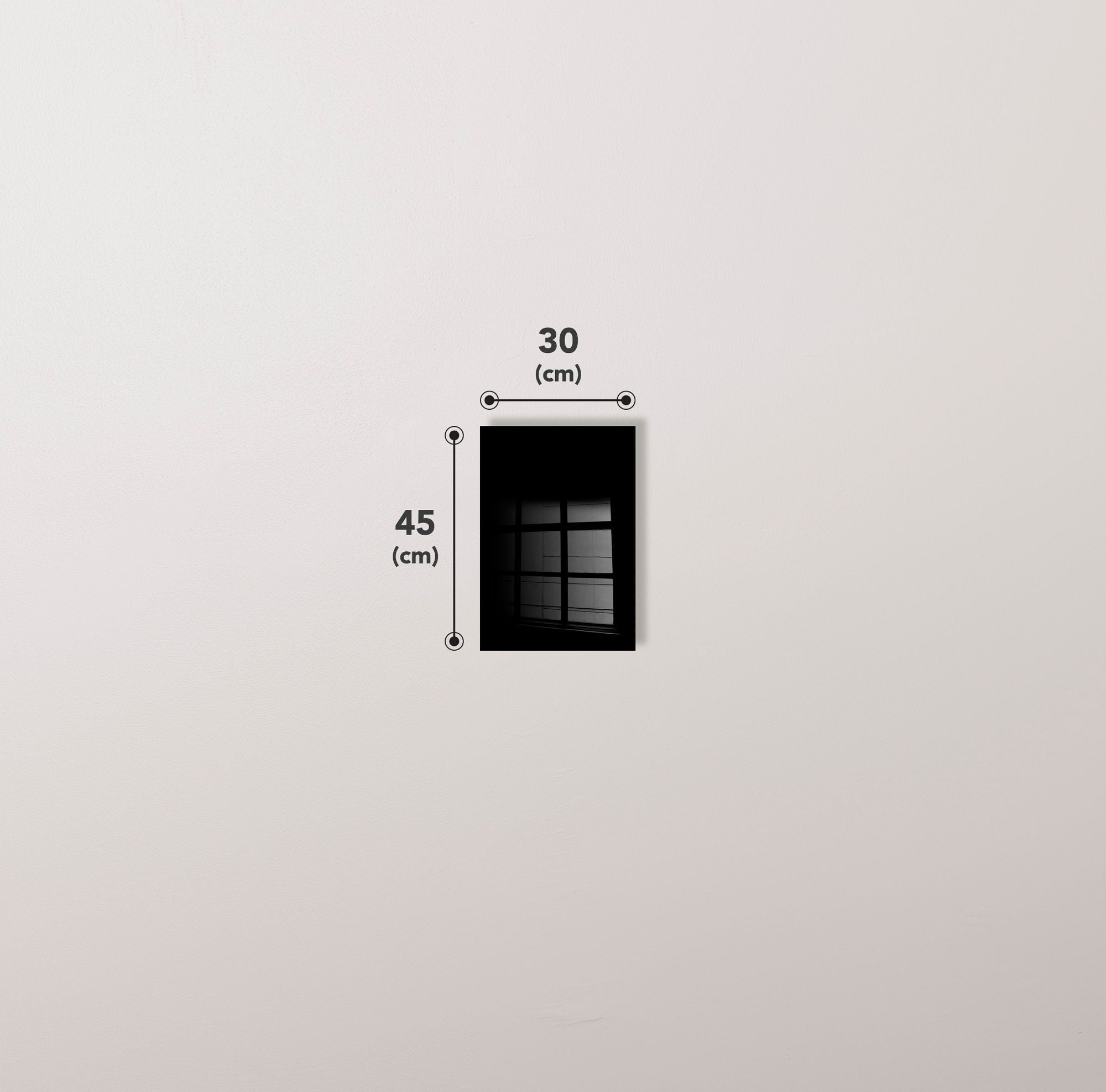 Arte Decorativa em Vidro Temperado 1904 - Pintura Multicolor 30x45cm para Decoração de Interiores