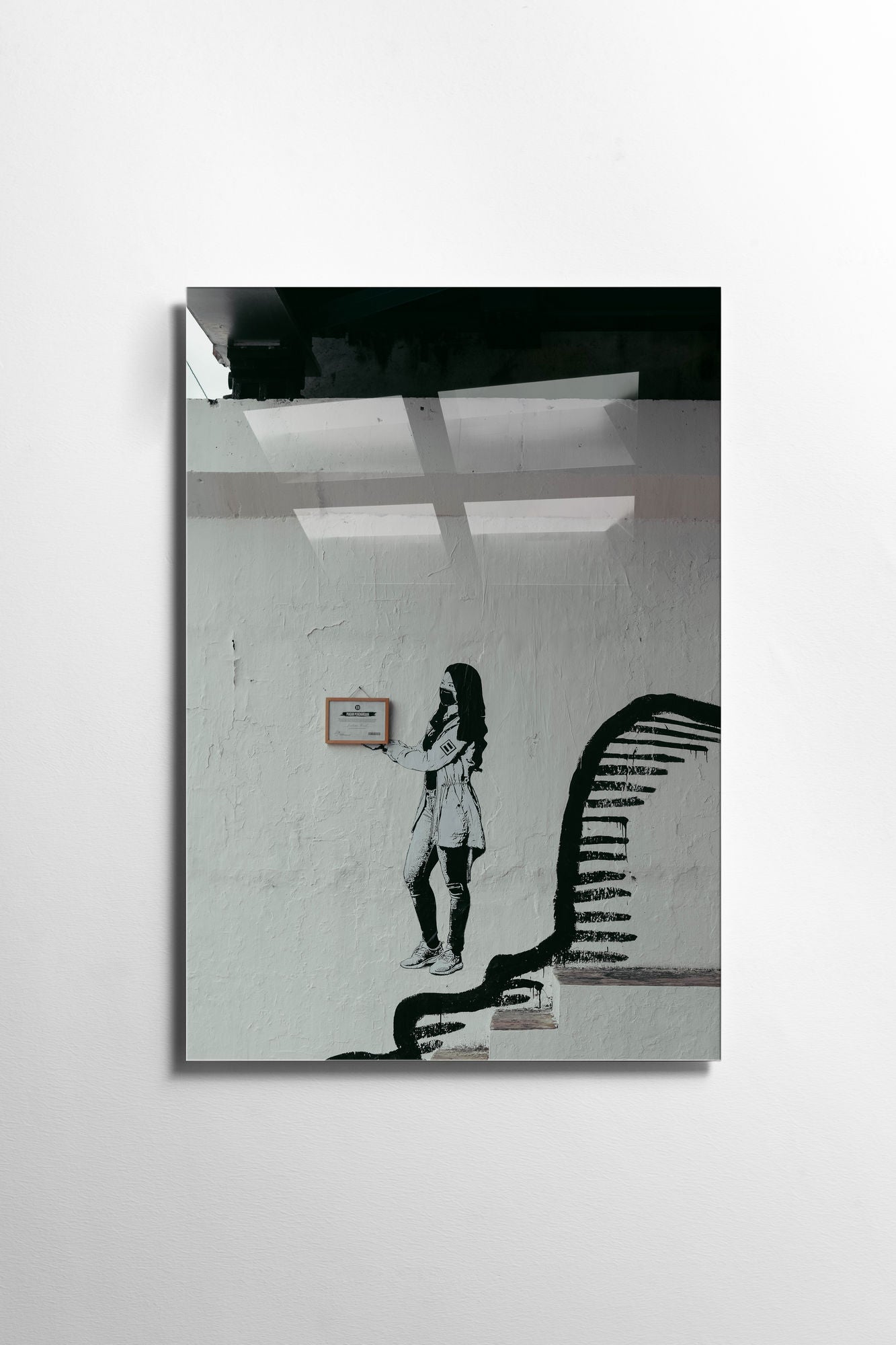 Quadro Decorativo em Vidro Temperado Multicolor 45x65cm - Arte Moderna para Transformar o Seu Espaço