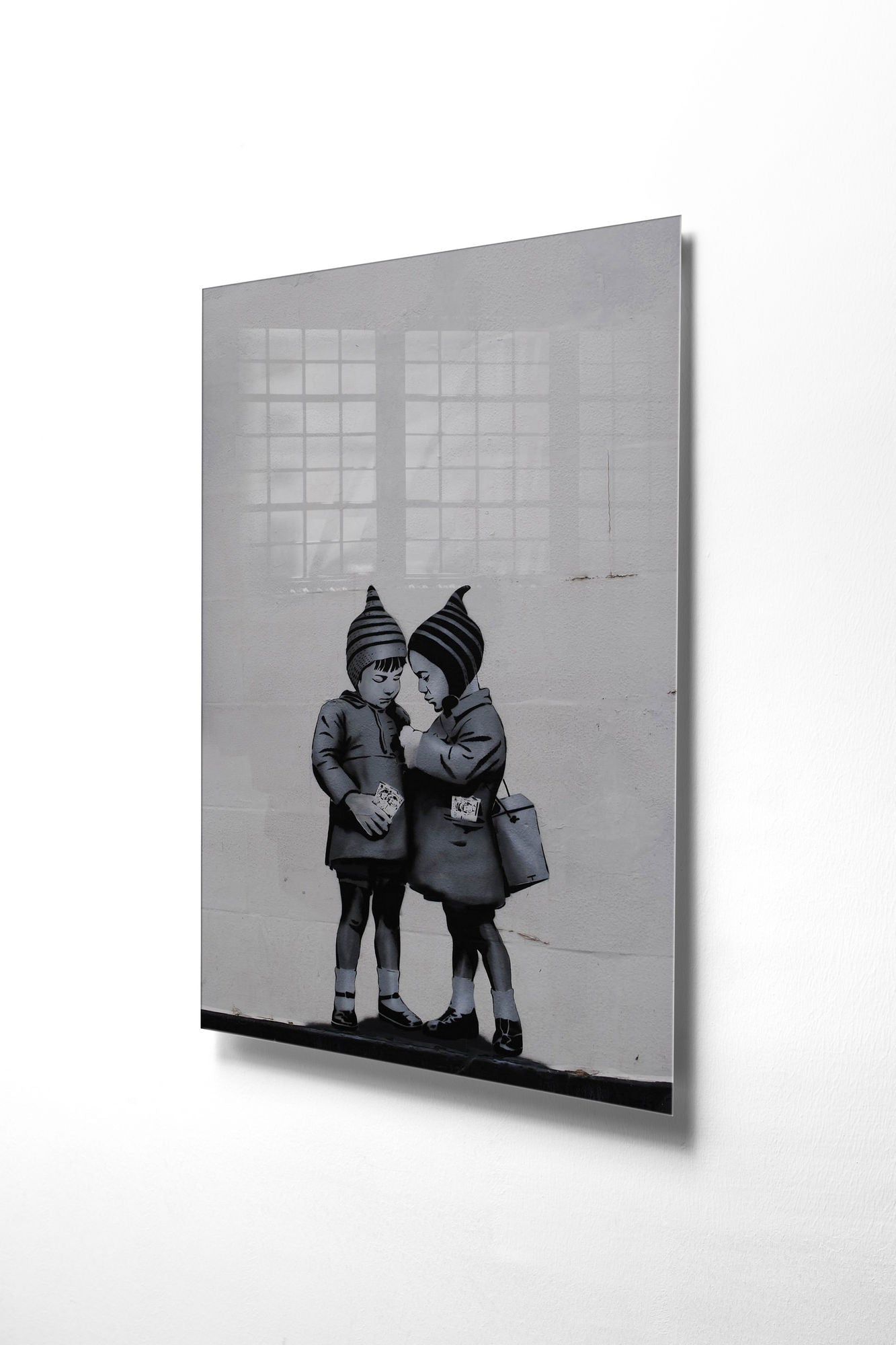 Arte Decorativa em Vidro Temperado 1912 - Pintura Multicolor 45x65cm para Decoração de Interiores