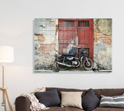 Arte Decorativa em Vidro Temperado 1914 - Pintura Multicolor 45x65cm para Decoração de Interiores