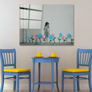 Arte Decorativa em Vidro Temperado 1915 - Pintura Multicolor 50x70cm para Decoração de Interiores