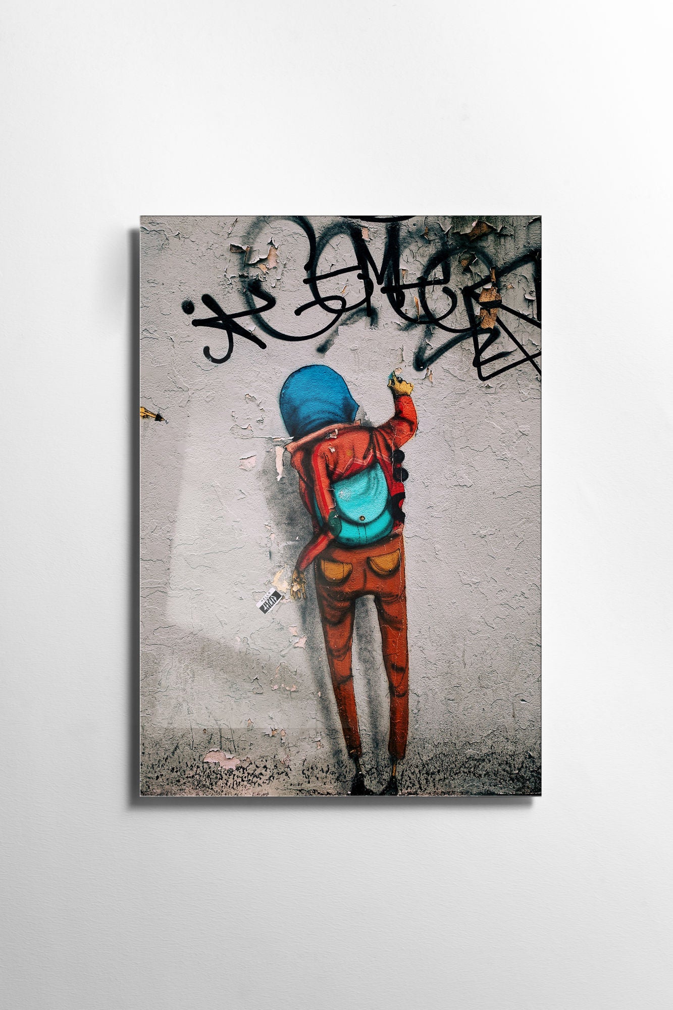 Arte em Vidro Temperado 1918 - Pintura Decorativa Multicolor 70x100cm - Qualidade Premium 4mm