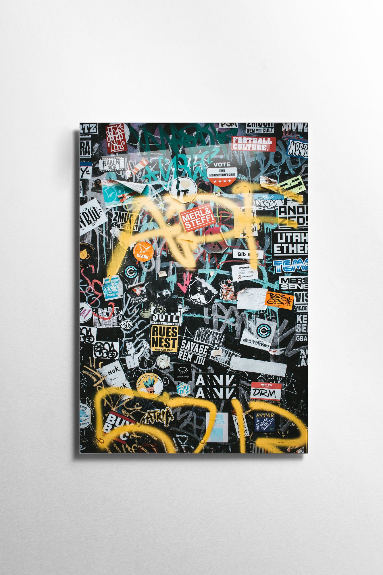 Quadro Decorativo em Vidro Temperado Multicolor 45x65cm - Arte Moderna para Transformar o Seu Espaço