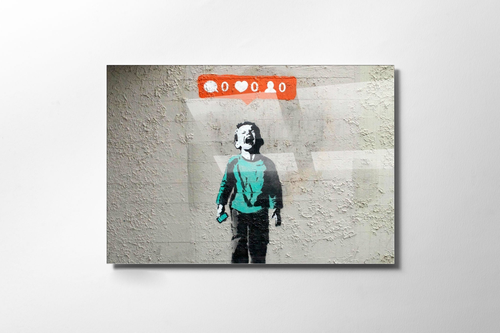 Quadro Decorativo em Vidro Temperado Multicolor 50x70cm - Arte Moderna para Transformar o Seu Espaço