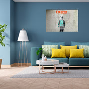 Quadro Decorativo em Vidro Temperado Multicolor 45x65cm - Arte Moderna para Transformar o Seu Espaço