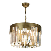 Candeeiro de Teto – 60 cm x 40 cm – Cor vintage – Metálico
