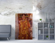 Pintura decorativa em tela com moldura – 50 x 70 cm – madeira – 100% tela