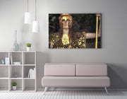 Quadro Decorativo Gustav Klimt - Tela Canvas 50x70cm com Moldura de Madeira - Impressão Digital Multicolor