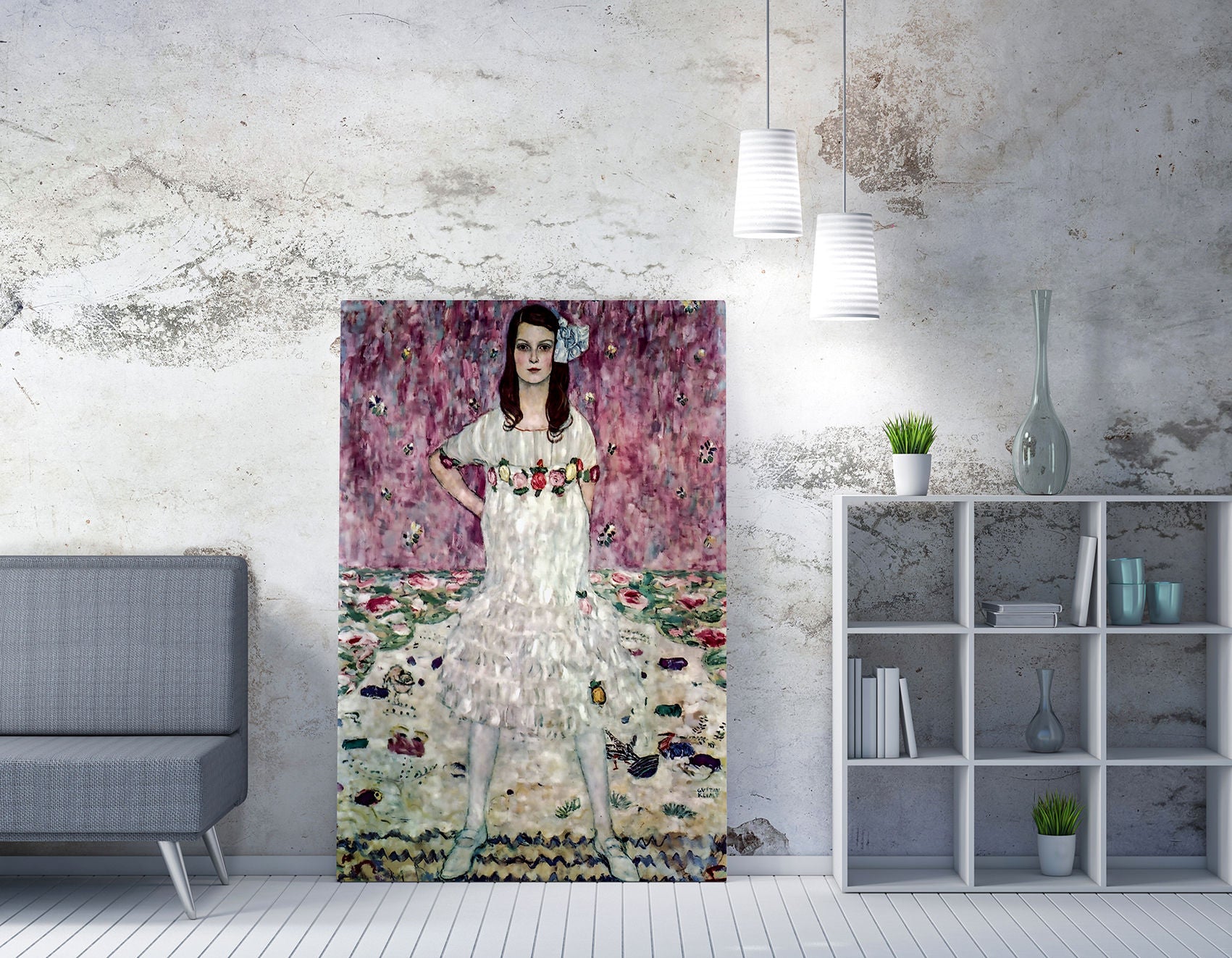 Quadro Decorativo em Tela 70x100cm - Impressão Digital Premium com Moldura de Madeira - Arte Multicolor para Decoração de Interiores