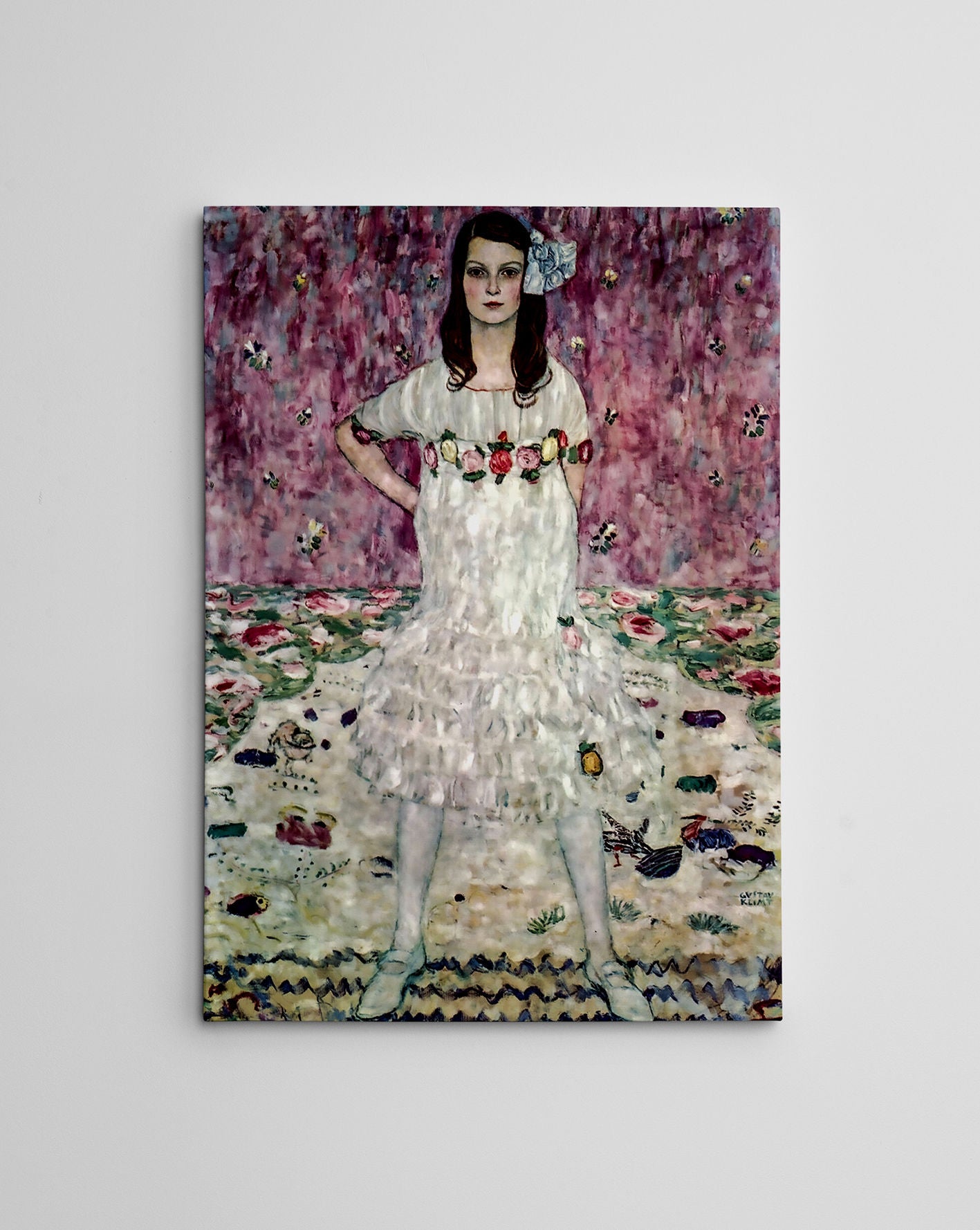 Quadro Decorativo em Tela 70x100cm - Impressão Digital Premium com Moldura de Madeira - Arte Multicolor para Decoração de Interiores