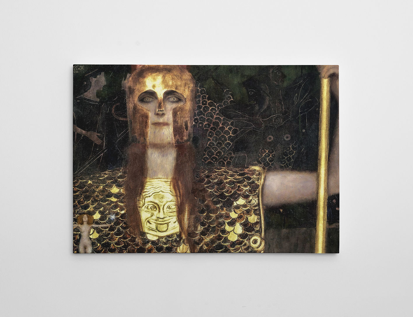 Quadro Decorativo Gustav Klimt - Impressão Digital em Tela 100% Canvas com Moldura de Madeira 70x100cm