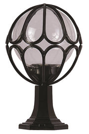 Candeeiro de Parede Exterior – 50 cm x 30 cm – Preto – ABS e Acrílico