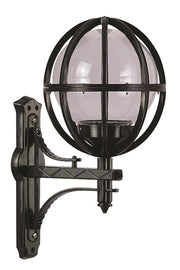 Candeeiro de Parede Externa – 62 cm – Preto – ABS e Acrílico