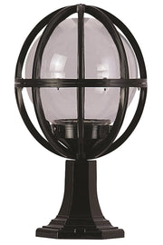 Candeeiro de Parede Externo – 50 cm x 30 cm – Preto – ABS e Acrílico