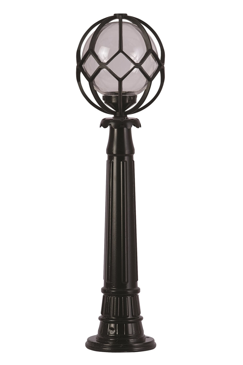 Candeeiro de Pé Externo – 110 cm x 35 cm – Preto – ABS e Acrílico