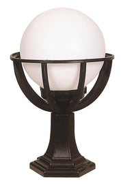 Candeeiro de Parede para Exterior – 45 cm x 30 cm – Preto e Branco – ABS e Polietileno