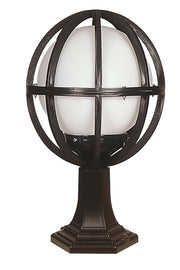 Candeeiro de Parede Externa – 50 cm x 30 cm – Preto e Branco – ABS