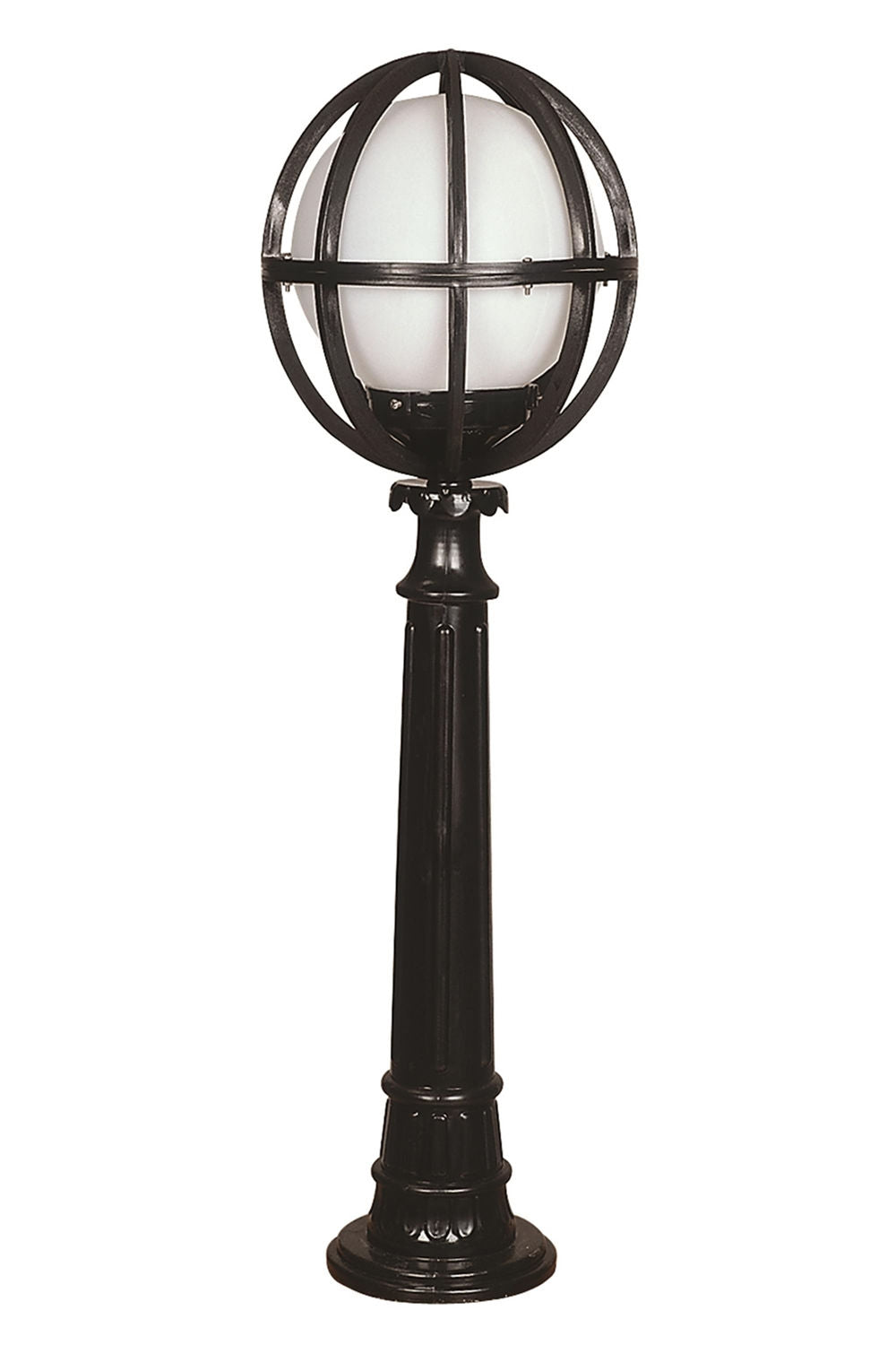 Candeeiro de Pé Externo – 100 cm x 30 cm – Preto – ABS
