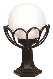 Candeeiro de Parede Externa – 45 cm x 30 cm – Preto e Branco – ABS e Polietileno