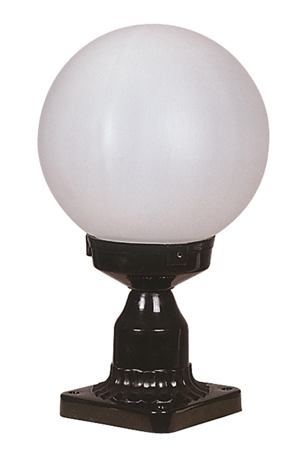 Candeeiro de Parede para Exterior – 35 cm x 20 cm – Preto e Branco – ABS e Polietileno