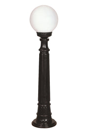 Candeeiro de Pé para área externa – 90 cm – Preto e Branco – ABS e Polietileno
