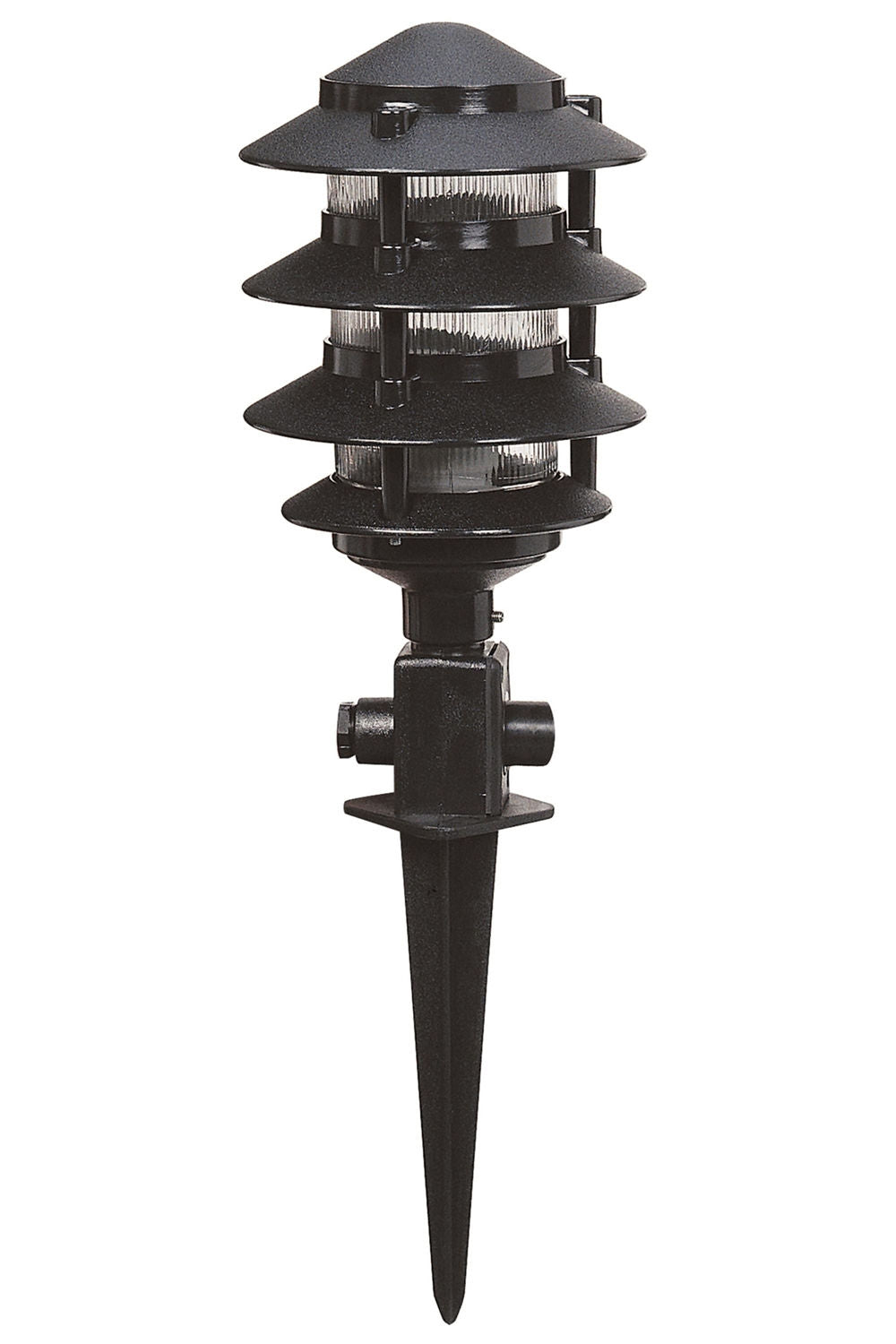 Candeeiro de Parede Exterior – 50 cm x 15 cm – Preto – ABS e Acrílico