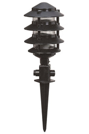 Candeeiro de Parede Exterior – 50 cm x 15 cm – Preto – ABS e Acrílico