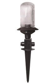 Candeeiro de Parede para Exterior – 47 cm x 12 cm – Preto – ABS e Acrílico