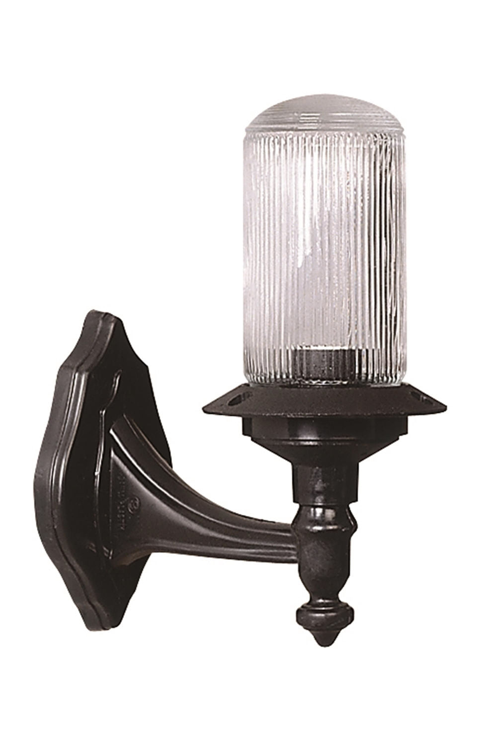 Candeeiro de Parede para Exterior – 21 x 16 cm – Preto – ABS e Policarbonato