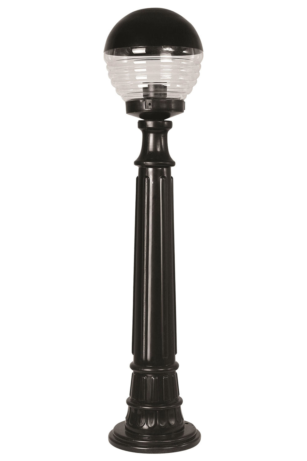 Candeeiro de Pé para área externa – 90 cm – Preto – ABS