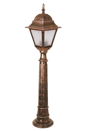 Candeeiro de Pé Externo – 90 cm x 18 cm – Marrom – ABS