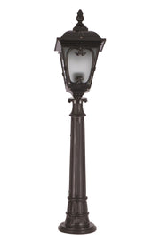 Candeeiro de Pé para área externa – 100 cm x 20 cm – Preto – ABS e Policarbonato