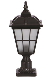 Candeeiro de Parede Exterior – 45 cm – Preto e Branco – ABS e Policarbonato