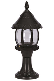 Candeeiro de Parede Externa – 53 cm – Preto – ABS e Policarbonato