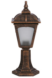 Candeeiro de Parede para Exterior – 50 cm x 20 cm – Marrom – ABS e Policarbonato