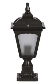 Candeeiro de Parede para Exterior – 45 cm x 20 cm – Preto e Branco – ABS