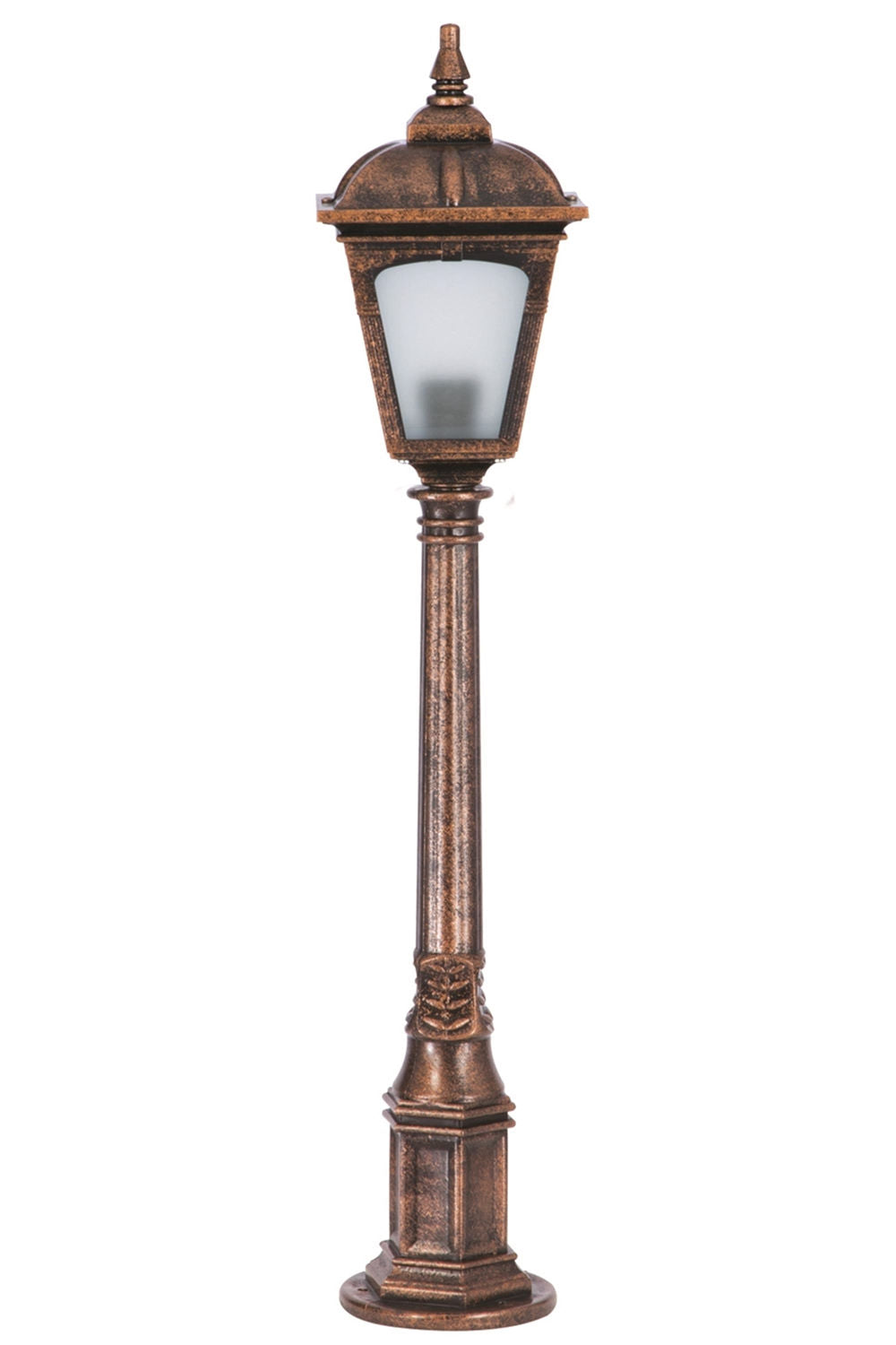 Candeeiro de Pé Externo – 100 cm x 20 cm – Marrom – ABS