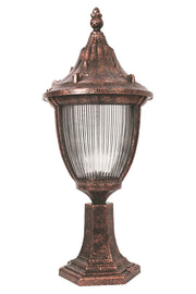Candeeiro de Parede para Exterior – 60 cm x 30 cm – Marrom – ABS e Policarbonato