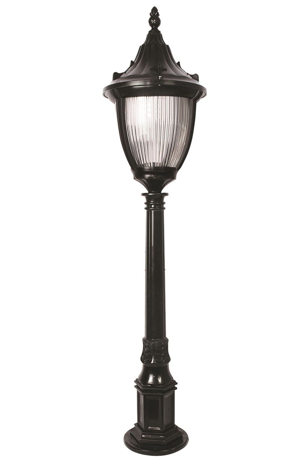 Candeeiro de Pé para Área Externa – 105 cm – Preto – ABS