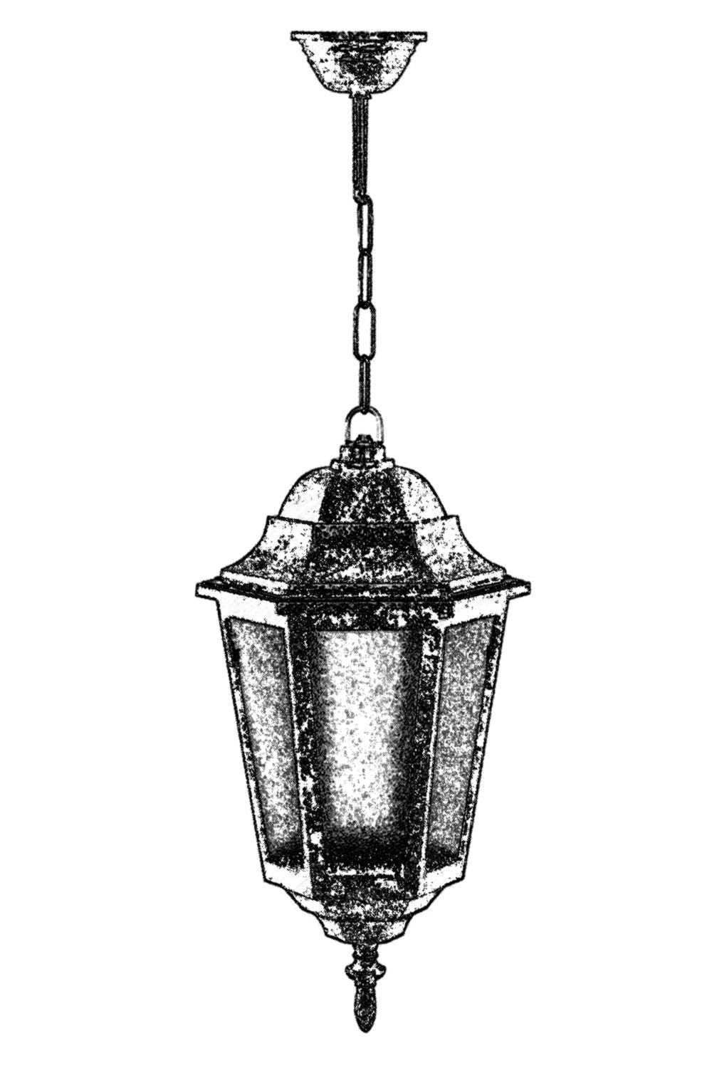 Candeeiro de exterior-Bfe-68188-Marrom