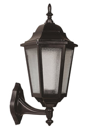 Candeeiro de Parede para Exterior – 47 cm – Preto – ABS e Policarbonato