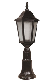 Candeeiro de Parede para Exterior – 60 cm x 23 cm – Preto – ABS e Acrílico