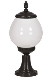 Candeeiro de Parede para exterior – 45 cm x 25 cm – Preto e Branco – ABS e acrílico