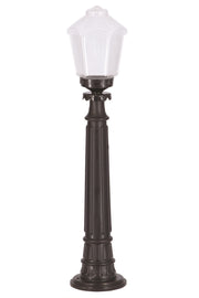Candeeiro de Pé para área externa – 85 cm altura – Preto – ABS e acrílico