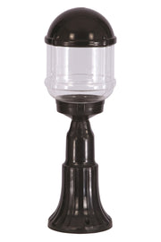 Candeeiro de Parede Externo – 50 cm x 17 cm – Preto – ABS e Acrílico