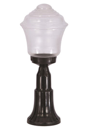 Candeeiro de Parede para Exterior – 50 cm x 22 cm – Preto – ABS e Acrílico