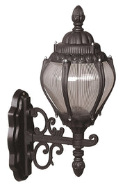 Candeeiro de Parede para Exterior – 27 x 20 cm – Preto – ABS