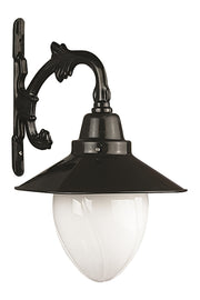 Candeeiro de Parede para Exterior – 45 cm – Preto e Branco – ABS e Acrílico