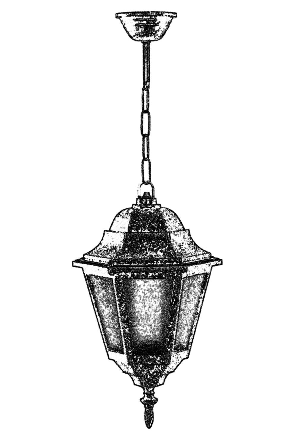 Candeeiro de exterior-Bfe-68206-Marrom